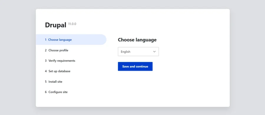 Drupal Choose Language