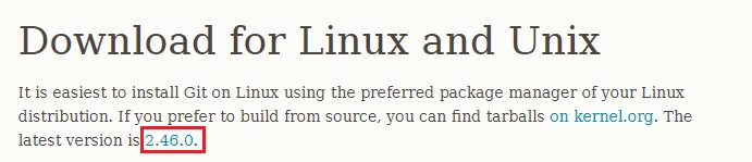 Install Git on Linux